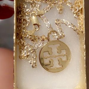 Tory Burch Miller 14k Gold Plated Necklace